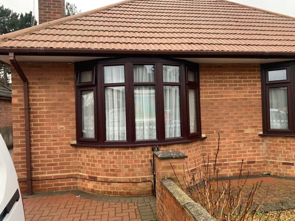 picture of home with exterior wall coating feature
