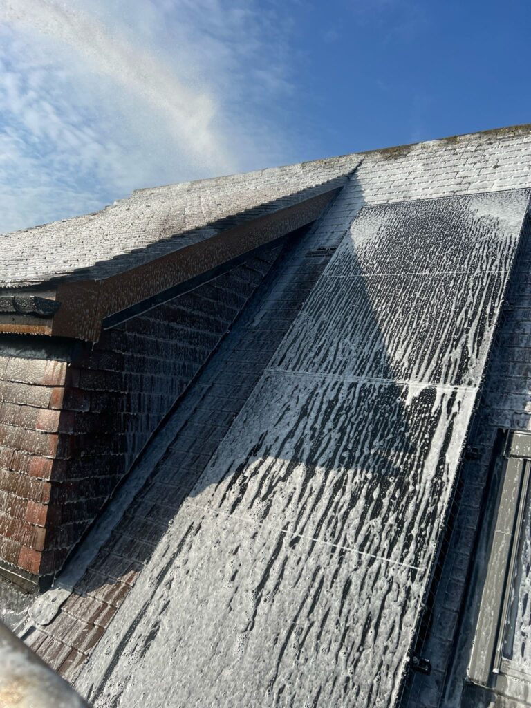 Trusted roof cleaning company providing professional roof cleaning in the UK