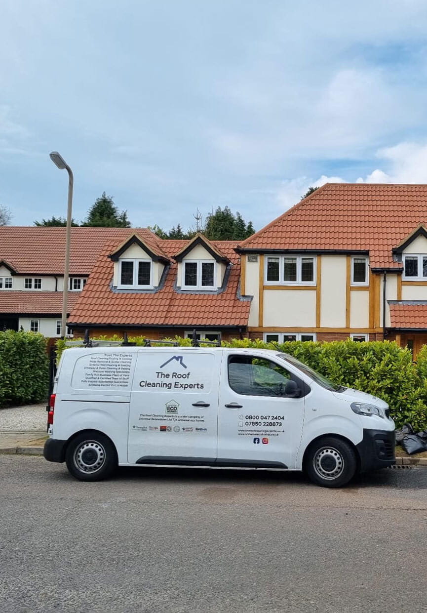 Side of Universal Eco Homes Van