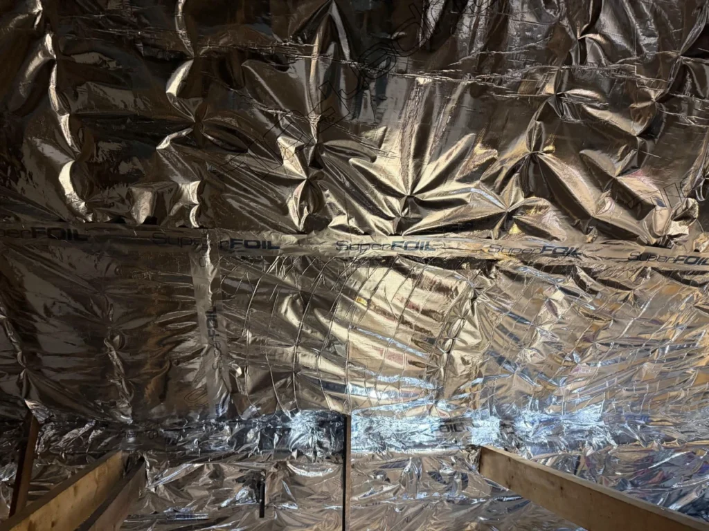 SuperFOIL Loft Insulation Installation by Universal EcO Homes Norfolk Kings Lynn (2)