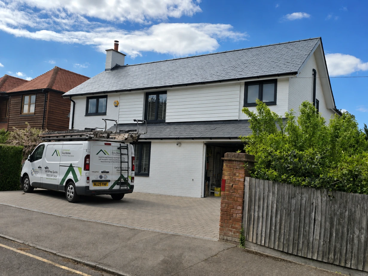 Roof Tile Cleaning Biocide Treatment and ProPERLA Clear Coating Essex by Universal Eco Homes Group UK (2)