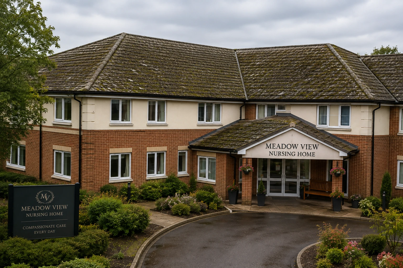 Commercial Nursing Homes Roof Cleaning