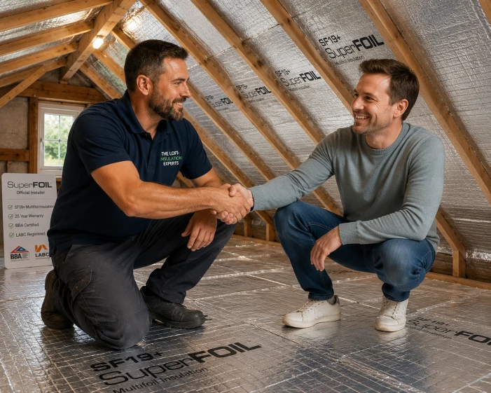 Happy Customer Loft Insulation Installers Essex