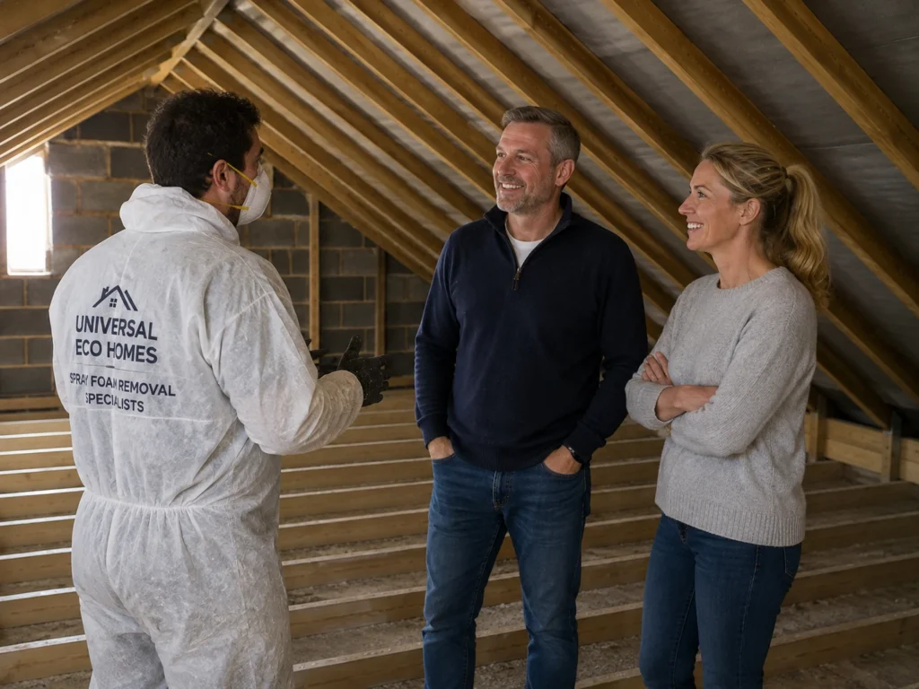 Loft Spray Foam Removers Essex