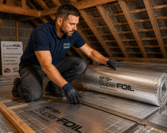 SuperFOIL SF19+ Multilayer Foil Loft Insulation Installers Essex.png