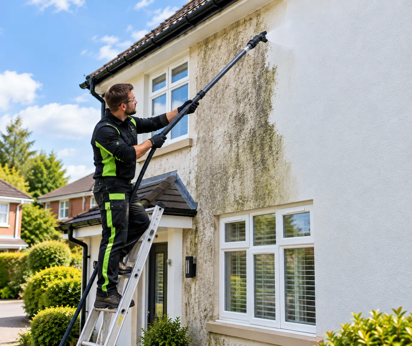 Exterior Wall Cleaning Painting and Coating Universal Eco Homes