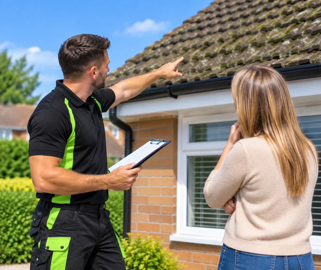Free Roof Cleaning and Coating Inspection Survey Universal Eco Homes UK