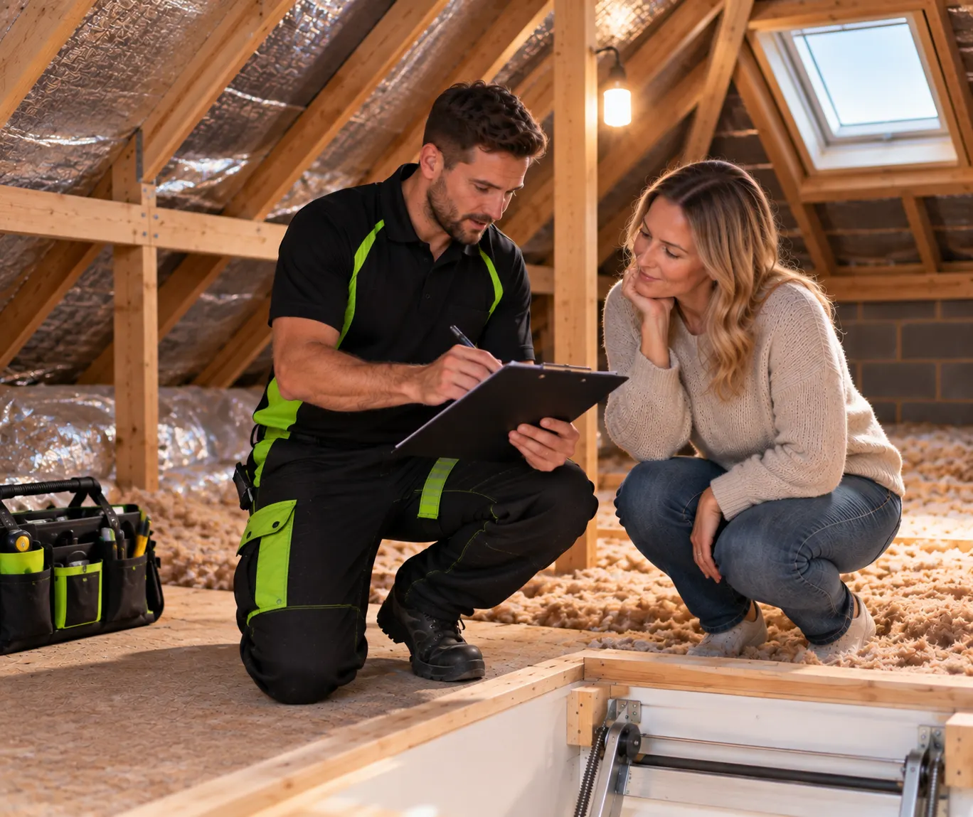 Loft Insulation Inspection Survey Universal Eco Homes