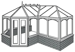 T Shape Conservatory Roof Insulation.png
