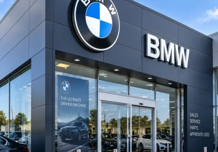 BMW Facade Retail Automotive Cladding Cleanign and Painting Coating Universal Eco Homes