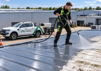 Commercial Roof Cleaning and Coating Company Universal Eco Homes