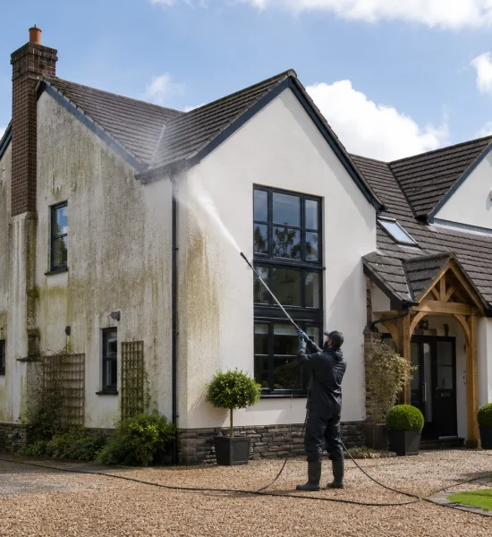 Exterior Wall Biocide Treatment Essex
