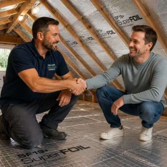 Happy Customer Loft Insulation Installers Essex