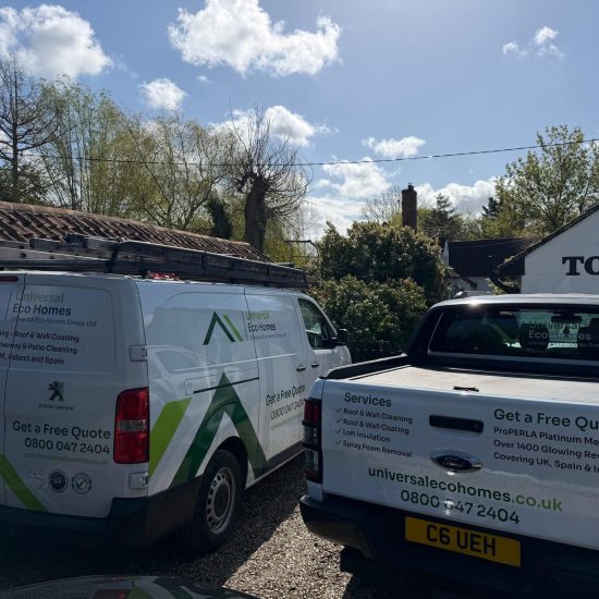 Louie Spence Property House Cottage Exterior Wall Facade Coating Painting and Cleaning in Essex by Universal Eco Homes (5)