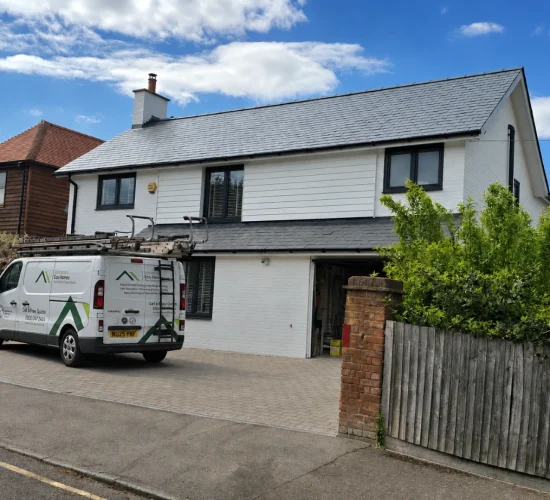Roof Tile Cleaning Biocide Treatment and ProPERLA Clear Coating Essex by Universal Eco Homes Group UK (2)