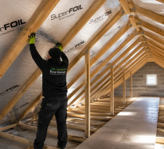SuperFOIL Multifoil Foil Loft Rafter Wall Floor Insulation Essex Suffolk Norfolk Kent