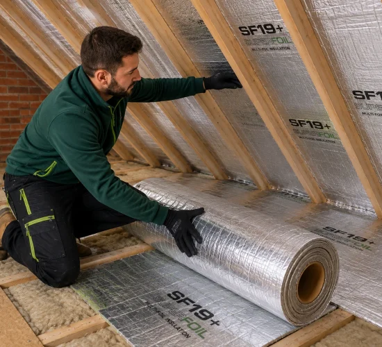 SuperFoil SF19+ Foil Insulation Installers Fitters Universal Eco Homes