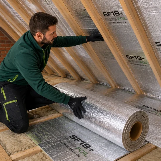 SuperFoil SF19+ Foil Insulation Installers Fitters Universal Eco Homes